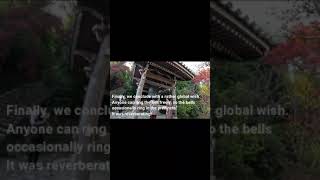 Arashiyama Nison in Temple  The Bell of Happiness