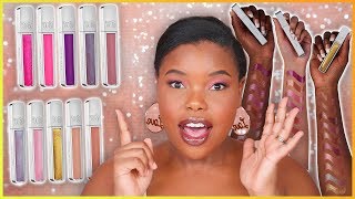 NEW Urban Decay Hi Fi Shine Lip Gloss Swatches | UNBELEVABLE SHADES