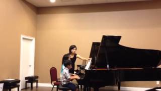 Amazing Grace Piano Duet September 13 2014 Alex Hannah