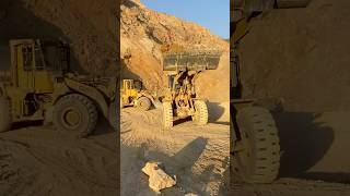 Two Loaders Loading Jaw Crusher 🤷🏼‍♂️😮🙆👍🏻 #hardwork #heavymachines