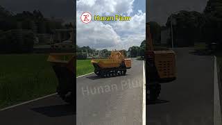 hunan plum crawler dumper operation 3.5ton