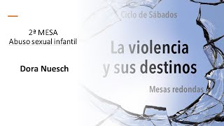 Abuso sexual infantil. 2ª mesa redonda del Ciclo "La violencia y sus destinos" Dora Nuesch 3/4