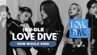 IVE - LOVE DIVE | How would (G)I-DLE sing - Line distribution