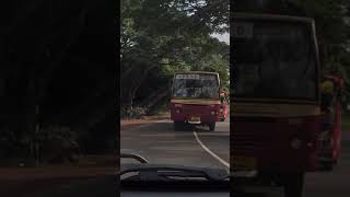 Kerala KSRTC bus shocking ⚠️#bus #ksrtc #drivesafe #shorts #keralabus