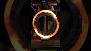 Metal bearing vs electric shock 1300°C - Experiment Crazy Transformator ! #Shorts