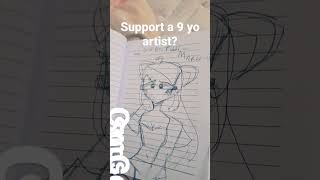 Support a young artist?#trend #tiktok #art Cr to: @Kawaii Maru-!!