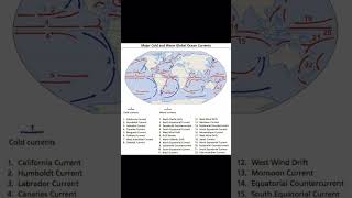 Geography : Ocean Currents 🌏🗺#shorts #geography #video