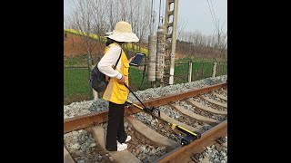 Digital Track Geometry Trolley for Track Gauge and Level Measurement