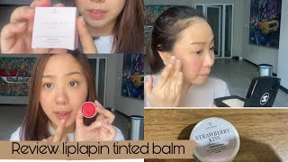 Review Tinted Lip Balm Liplapin Strawberry Kiss