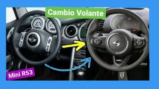 ✅Cambio VOLANTE Mini Cooper S🚗 | Volante 3 Radios💰