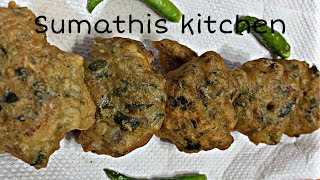 முருங்கைக்கீரை வடை | keerai vadai #Sumathis Kitchen