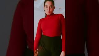 ankho hi aakho me jaadu |Red high neck | Tiktok Viral Video of Indian Girls