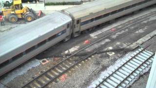 Amtrak Hiawatha Above View At Canal Street