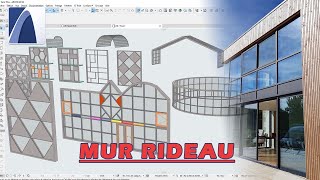 MUR RIDEAU ARCHICAD