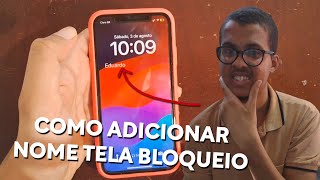 Como Adicionar Nome na Tela de Bloqueio do IPHONE