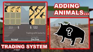 NEW TRADING SYSTEM, SHOPS, & ANIMALS LEAK... (Roblox Anomic)