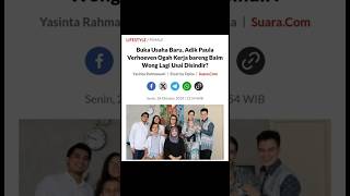 BUKA USAHA BARU ADIK PAULA VERHOEVEN OGAH KERJA BARENG BAIM WONG #shorts