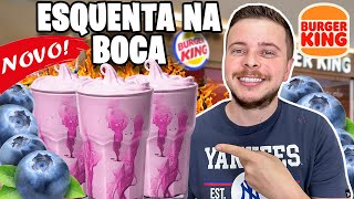 SHAKE HOT BERRY DO BURGER KING / O MILKSHAKE DE INVERNO DO BK