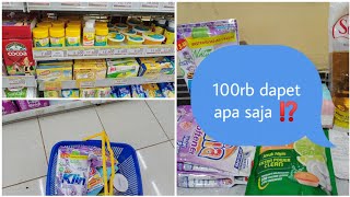 Belanja sesuai kebutuhan⁉️| budget 100.000 || lanjut unboxing /  #belanjamingguan #unboxing