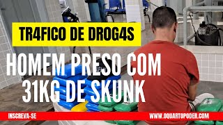 HOMEM PRESO COM DROGAS VEIO DE MANAUS