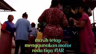 دراجة ثلاثية العجلات motor roda tiga(TOSSA ,VIAR ) jualan sayur keliling TRICYCLE for selling around