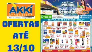 AKKÍ ATACADISTA OFERTAS ATÉ 13/10/2024 FOLHETO AKKÍ TEM PREÇO BAIXO DE VERDADE