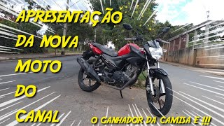 Apresentando a nova moto do canal, e o ganhador da camisa do canal, factor 150  em detalhes