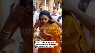 Nagarjuna proves that Daughter in law can be daughter too ❤️🥰  | Nagarjuna | Sobhita