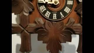 vintage Henry Coehler quarter hour  chirp cuckoo clock