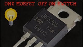 DIY single push on/off switch. The best circuit you can make