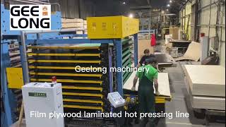 Film faced lamination plywood hot press machine