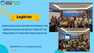 Sosialisasi Dan Advokasi Penguatan Gerakan Sekolah Sehat Dari Upt Ke Pengawas Tp Uks Provinsi