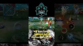 KS man kung tawagin,pero maniac parin🤣😜 #maniacgameplay #balmond #mobilelegend #shortvideo #shorts