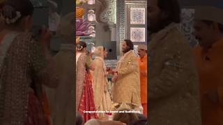 anant Ambani and radhika merchant varmala video #anantambani #wedding #viral #shorts