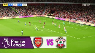 Arsenal vs Southampton - Premier League 2021/22 | PES 2021 Realism Mod Prediction