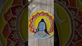 #short #lord shiva lippan art |wall art |hanging| Mahadev #diy