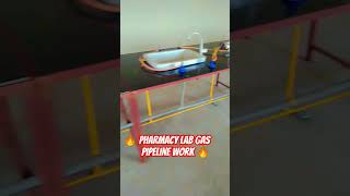 pharmacy lab Gas pipeline work in copper🔥🔥🔥🔥