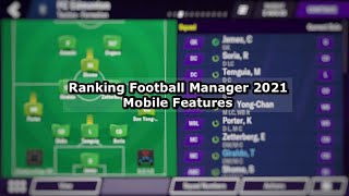 Ranking All Football Manager 2021 Mobile Features!