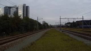 NS 1778+DDM-1 7202 'Ooievaar' komen aan op Amsterdam Sloterdijk