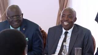 Watch how President Ruto bid farewell to outgoing Uhuru's cabinet!