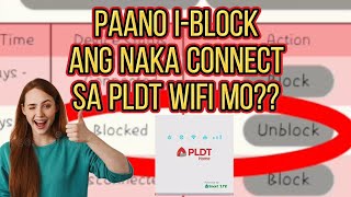 PAANO I-BLOCK ANG MGA NAKA CONNECT SA PLDT PREPAID WIFI MO?