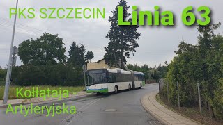 [TRASA ZMIENIONA] PKS Szczecin, linia 63 - Solaris Urbino 18 III #10675