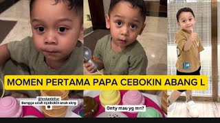 BANGGA PAPA BI PERTAMA NYEBOKIN BUAH HATI NYA ABANG LEVIAN