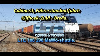 Cabinerit, Führerstandsmitfahrt: Kijfhoek-Zuid naar Breda.