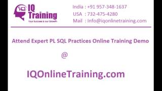 Expert PL Sql Online Training in Hyderabad