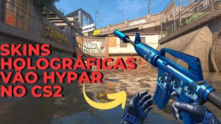 ITENS HOLOGRÁFICOS PODEM HYPAR O MERCADO DE SKINS NO CS2