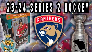 Congratulations Florida Panthers NHL Stanley Cup Champions 🏒 🐀23-24 Upper Deck Series 2 Hockey Rip 🍀