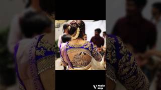 latest beautiful back blouse design new look heavy look bridal look#viral #short #trending #designer