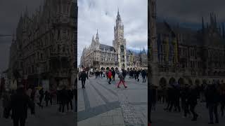 Marienplatz Munich, Germany #germany #heartofthecity #tourism #shorts