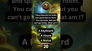 Can You Solve This Keyless Riddle? 🔑 #shorts #riddles #key #brainteasers